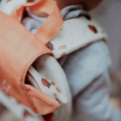 Rucsac mini A5 în formă de vulpe Crunchy, marca Sassi