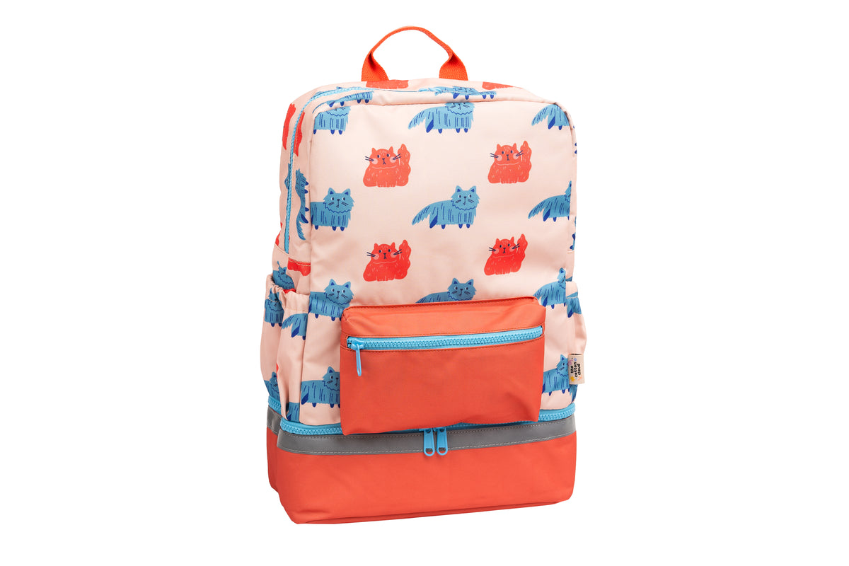 Ghiozdan A4 pentru copii The Cotton Cloud Meowtiful Cats, cu pisici