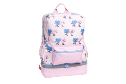 Ghiozdan A4 pentru copii The Cotton Cloud Dancing Hearts, cu inimioare