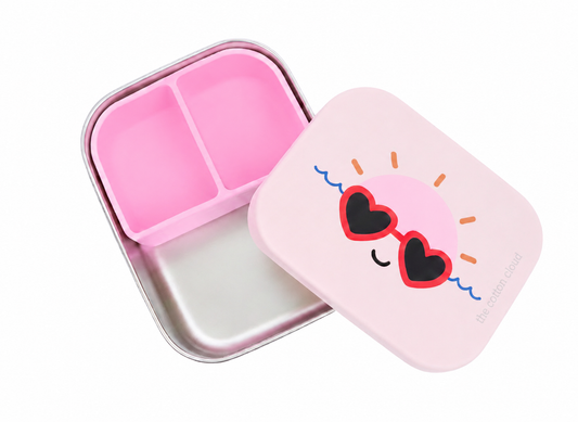 Cutie de prânz din inox pentru copii The Cotton Cloud Club Soleil