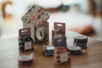 Bandă washi decorativă cu buburuze pentru copii, marca nuukk
