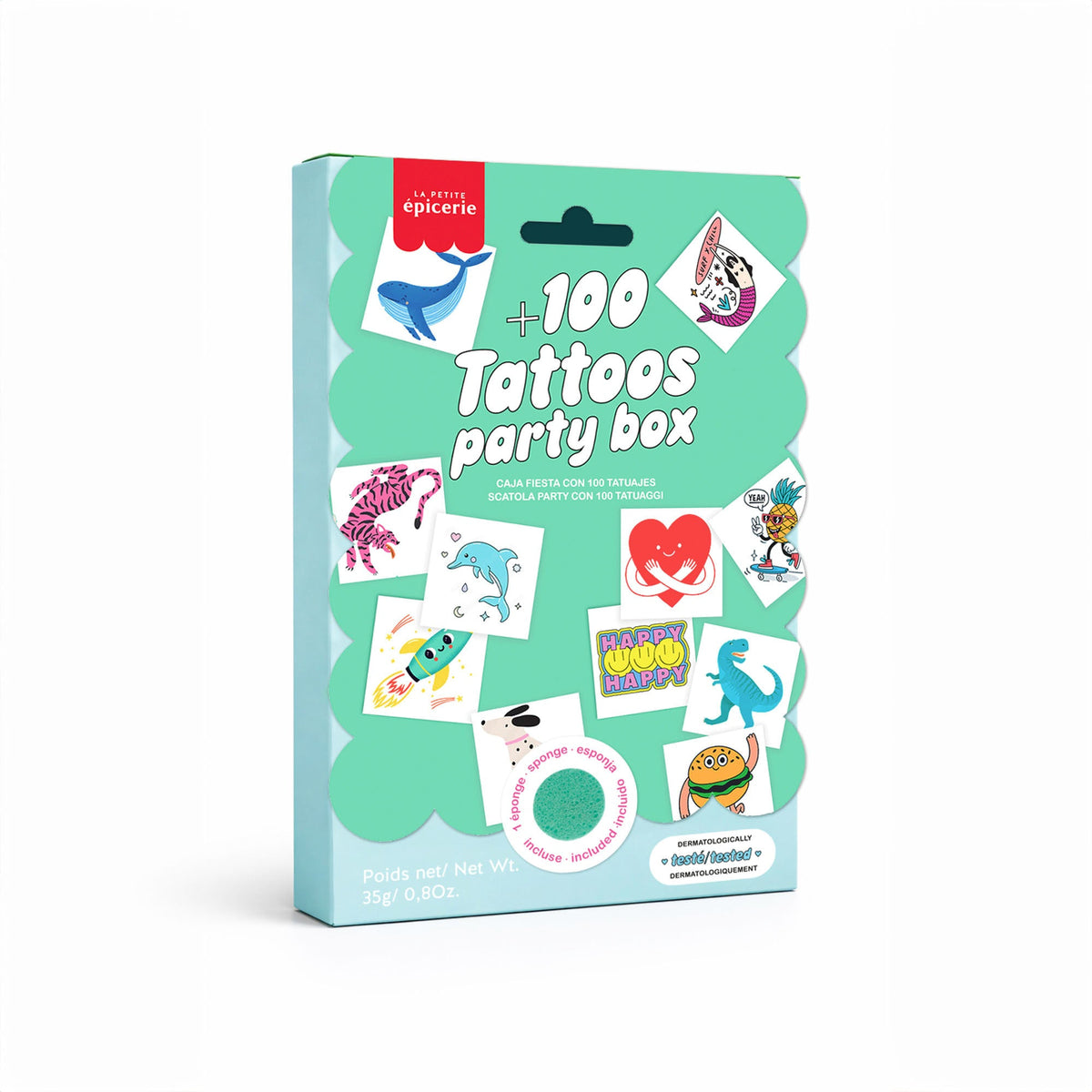 Cutie party cu 100 de tatuaje temporare, La Petite Epicerie