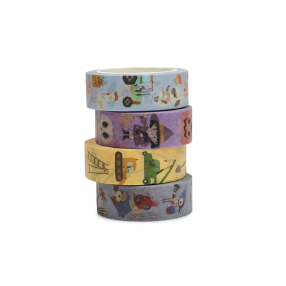 Bandă washi decorativă cu tematică de Halloween pentru copii, marca nuukk