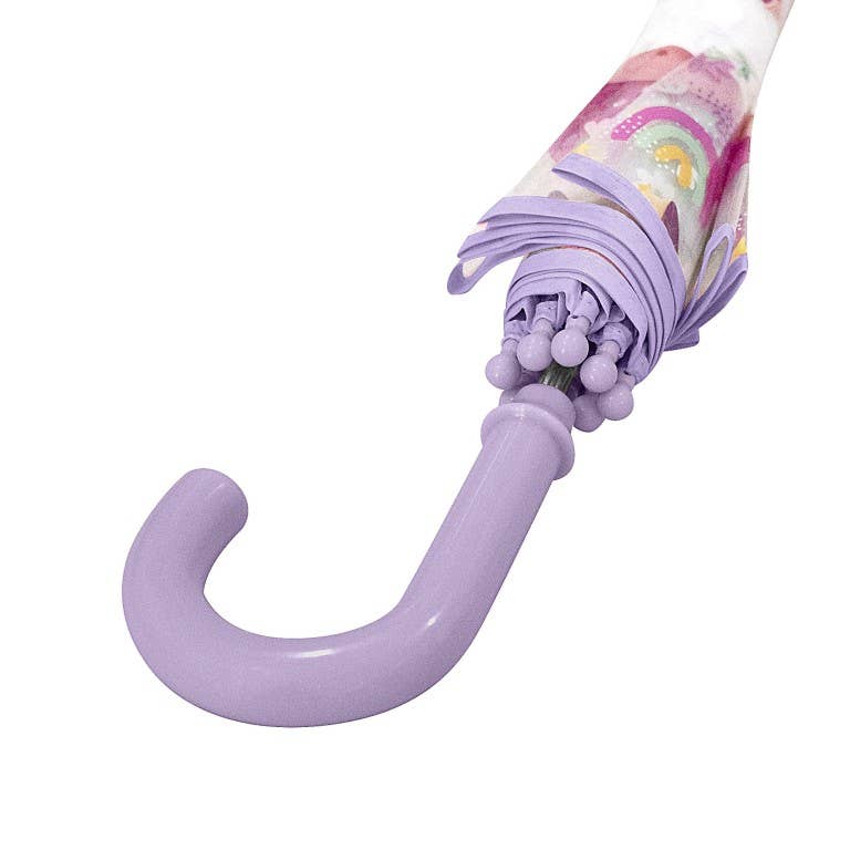 Umbrelă transparentă pentru copii cu unicornul Sparkly, marca Sassi