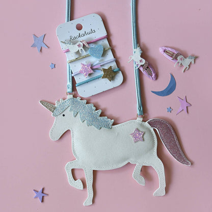 Elastice de păr Rockahula Unicorn (set de 4)