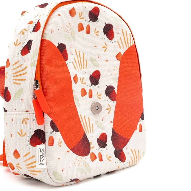 Rucsac mini A5 în formă de vulpe Crunchy, marca Sassi