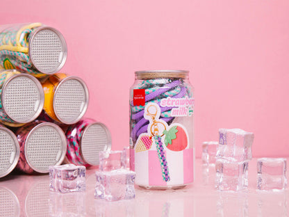 Doza kitului Pshiiit Strawberry Milk văzută de sus