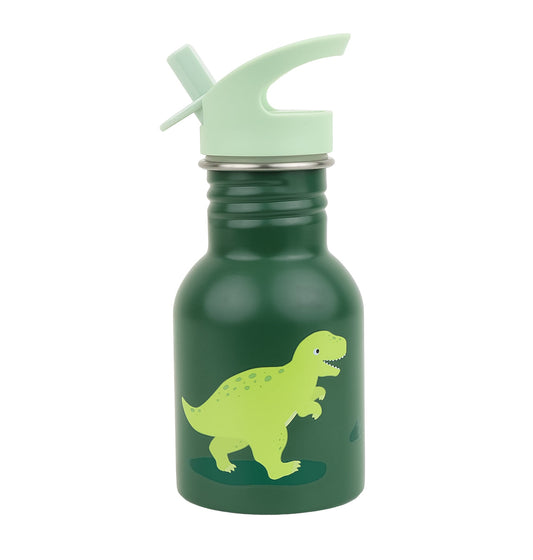Sticlă inox mini 350 ml cu dinozaur, A Little Lovely Company