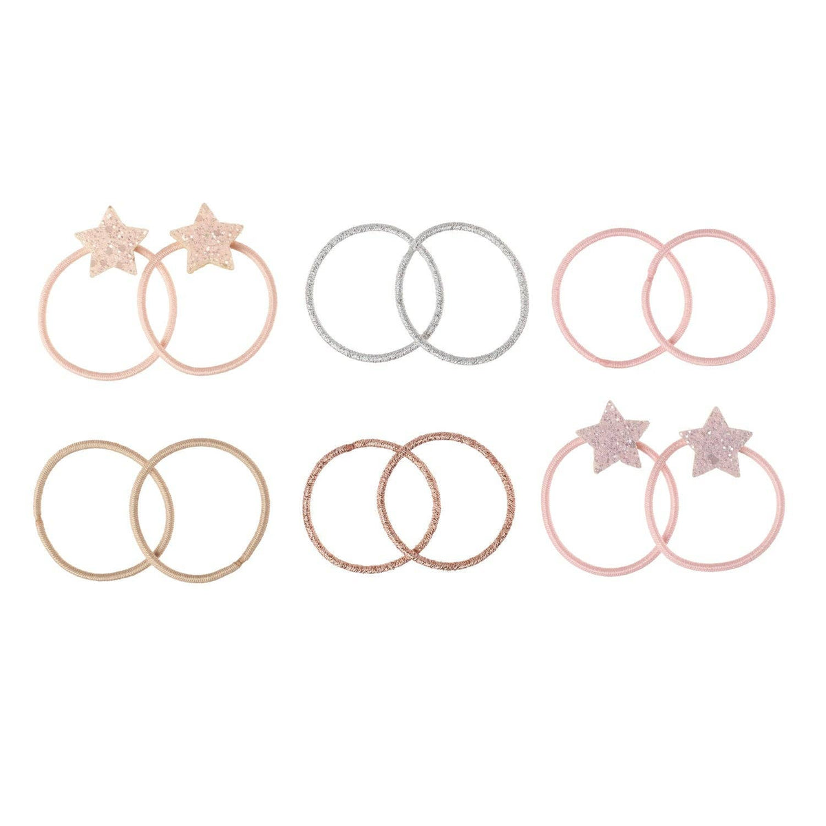 Set de douăsprezece elastice mini de păr Rockahula Twinkle Twinkle cu steluță