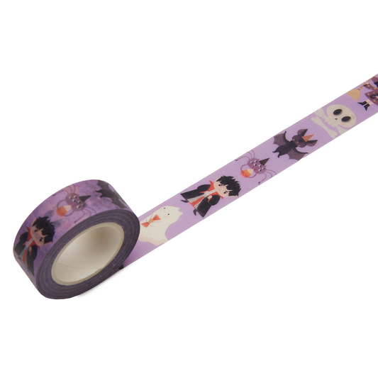 Bandă washi decorativă cu tematică de Halloween pentru copii, marca nuukk