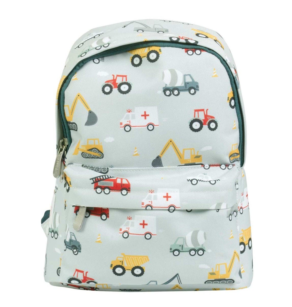 Rucsac mini bleu cu vehicule, A Little Lovely Company