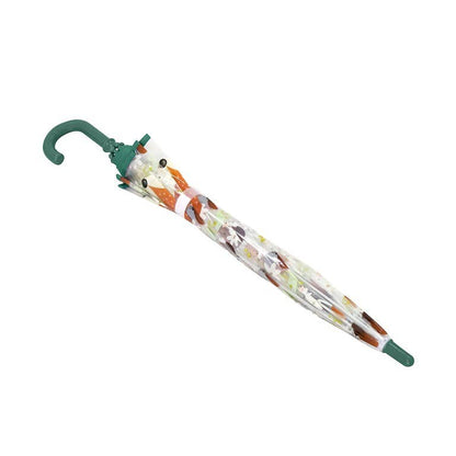 Umbrelă transparentă pentru copii cu vulpea Crunchy, marca Sassi