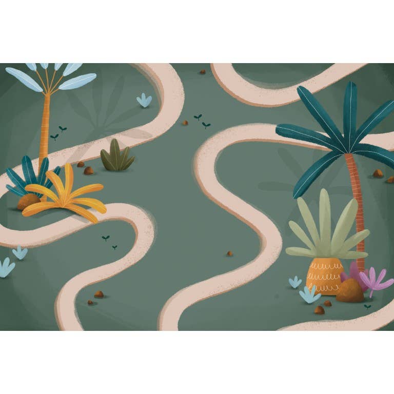 Cutie magnetică Sassi cu dinozauri, 35 de magneți și carte