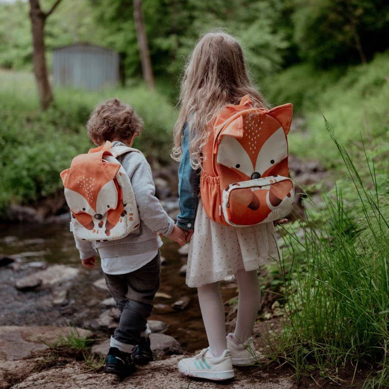 Rucsac mini A5 vulpe Crunchy, Sassi