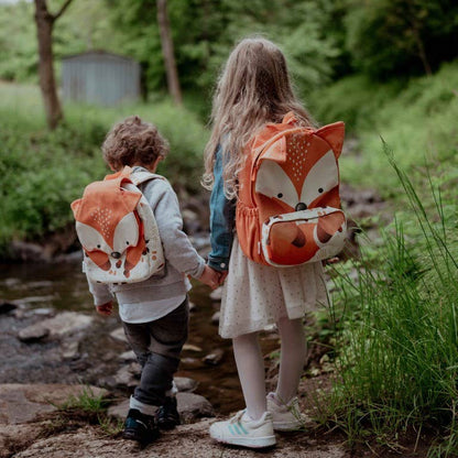 Rucsac mini A5 vulpe Crunchy, Sassi