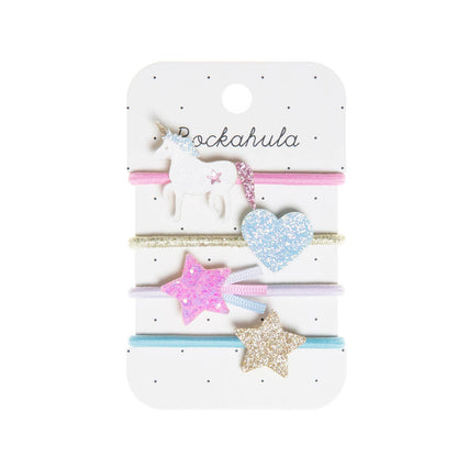 Elastice de păr Rockahula Unicorn (set de 4)