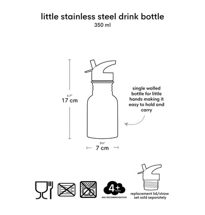 Dimensiunile sticlei mini din inox