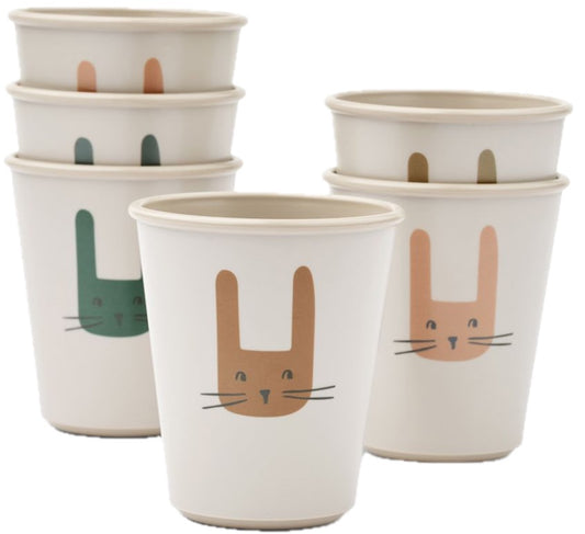 Căni Lana, set 6 Liewood, nuanța Bunny / Sandy