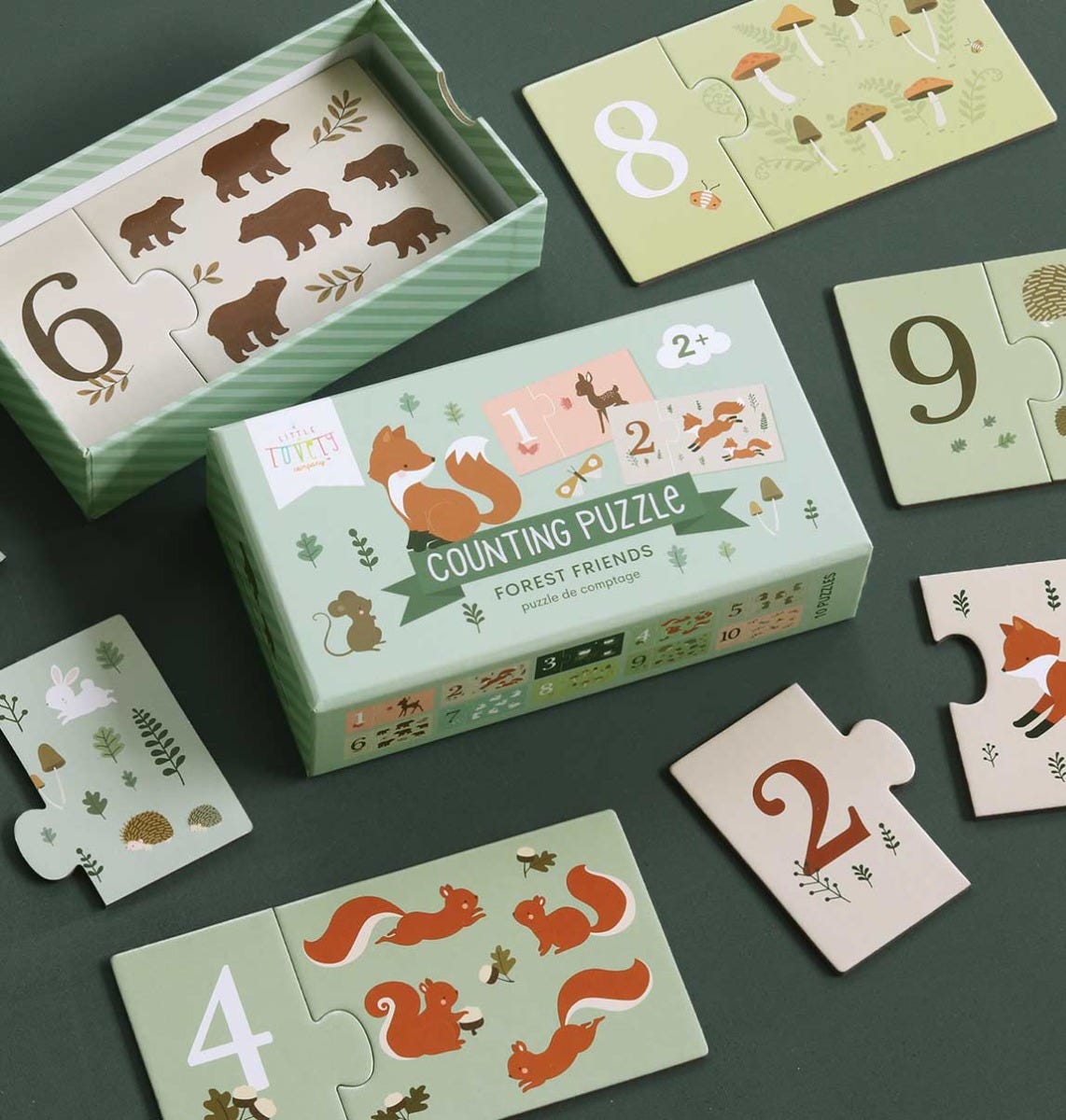 Cutia glisantă a puzzle-ului cu numere